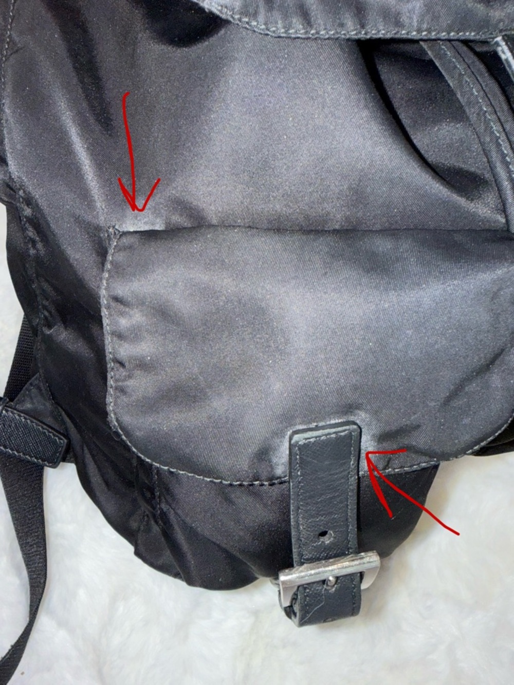 Prada Vela Black Nylon Backpack - Picture 14 of 16